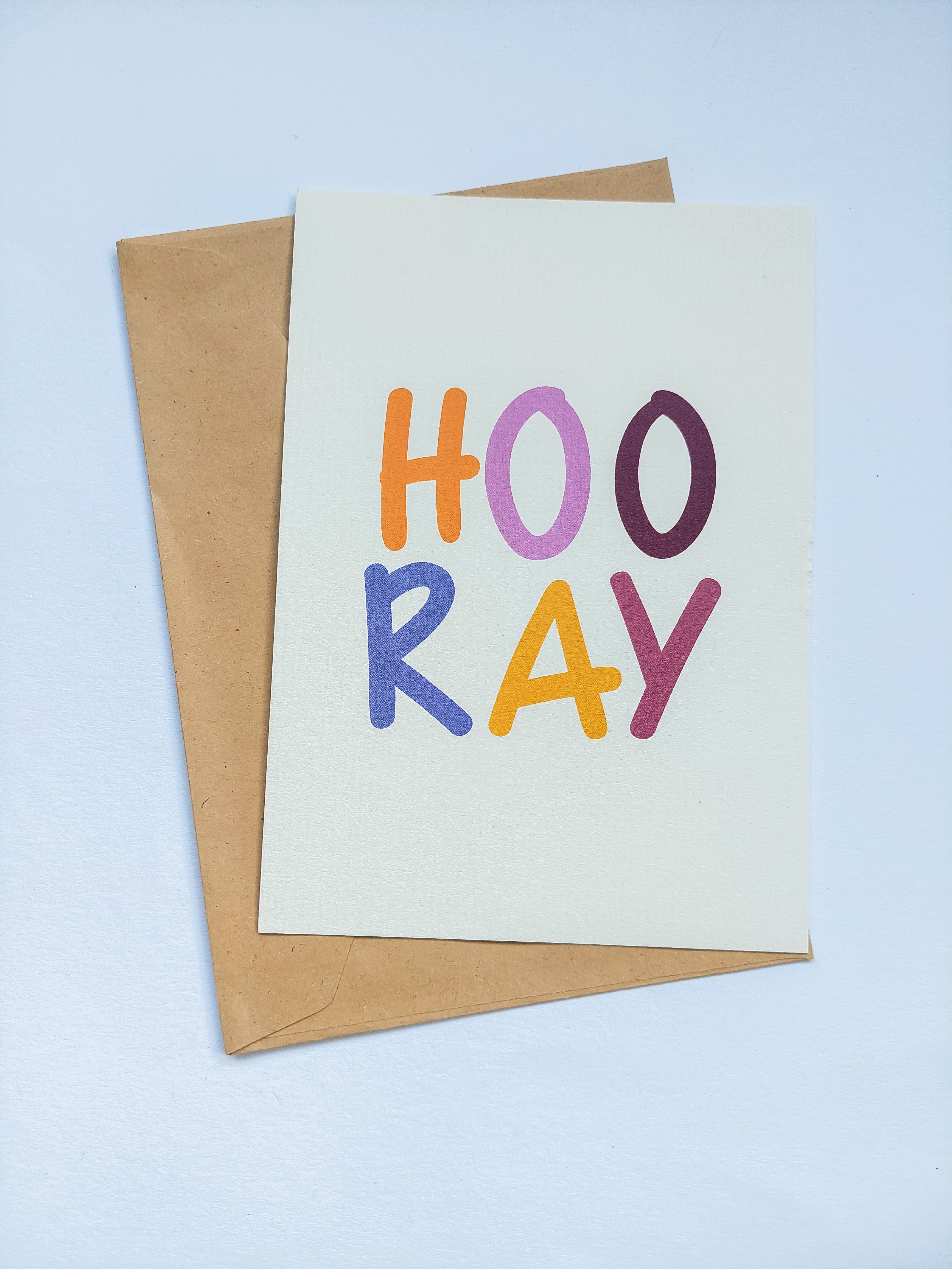 Postkaart 'HOORAY'