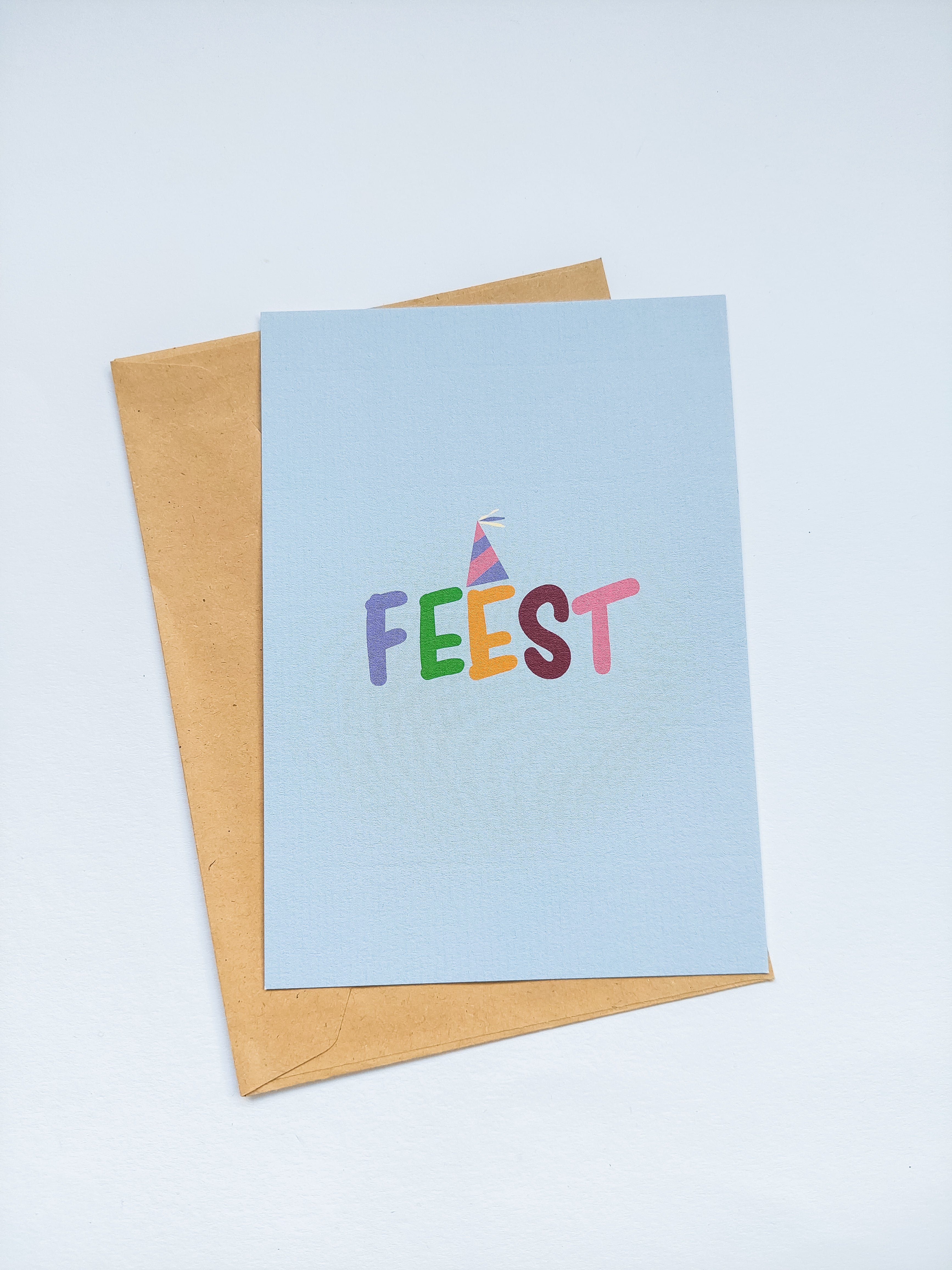 Postkaart 'feest'