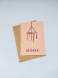 Postkaart 'Oh baby!'