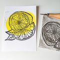 Linoprint 'Citroen'