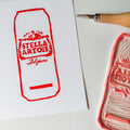 Linoprint 'Stella'