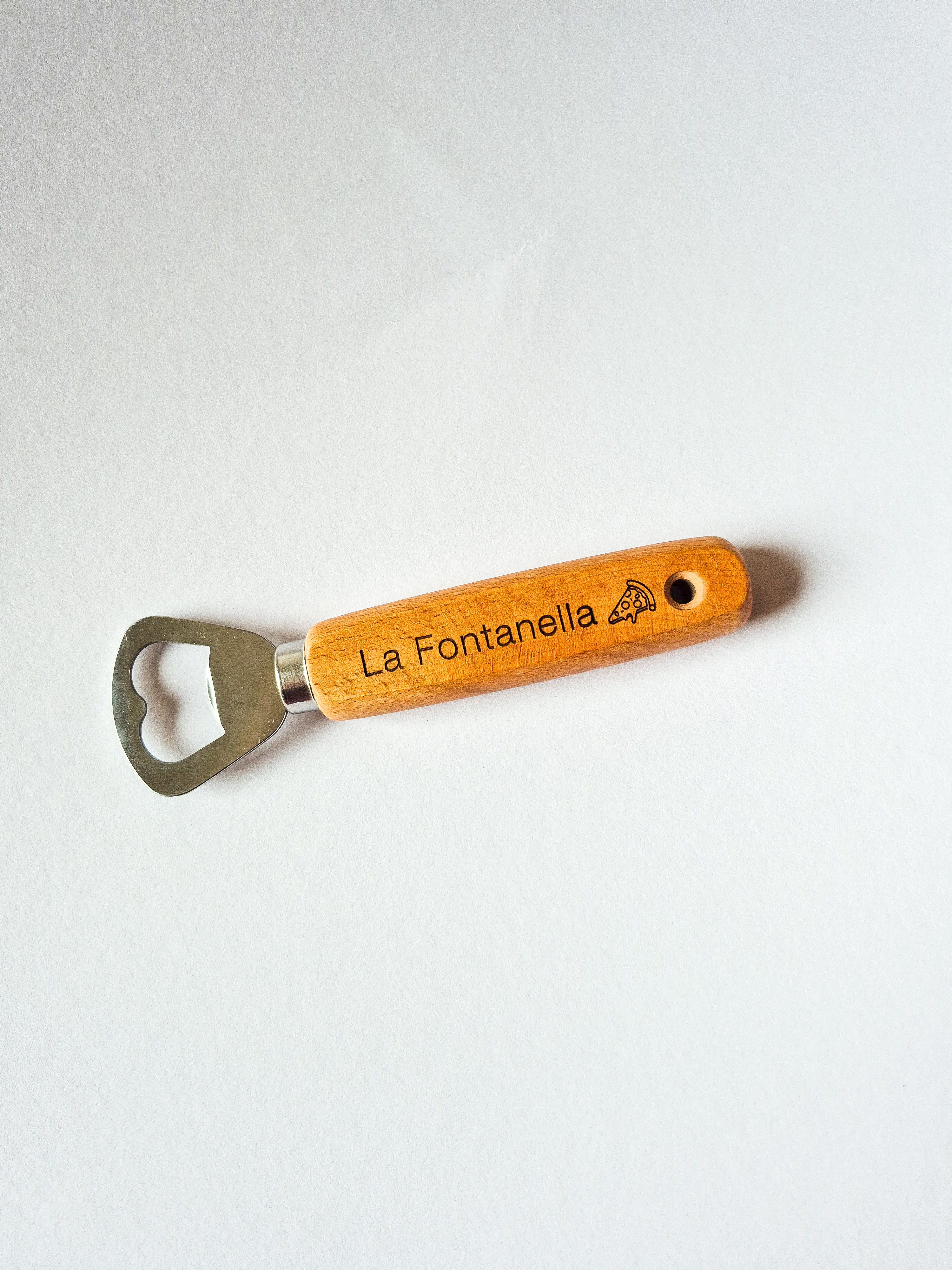 Flessenopener met gravure