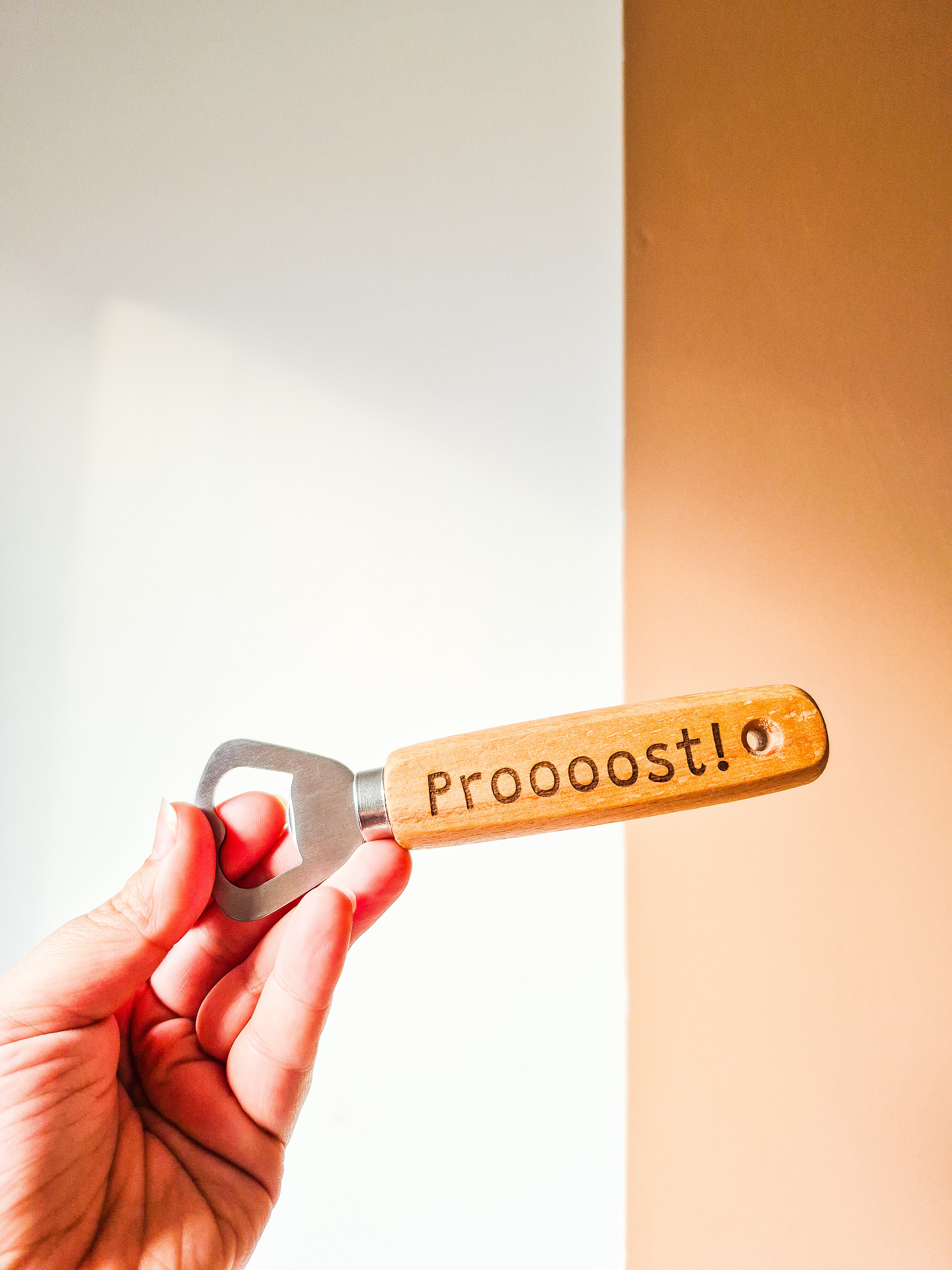 Flessenopener met gravure