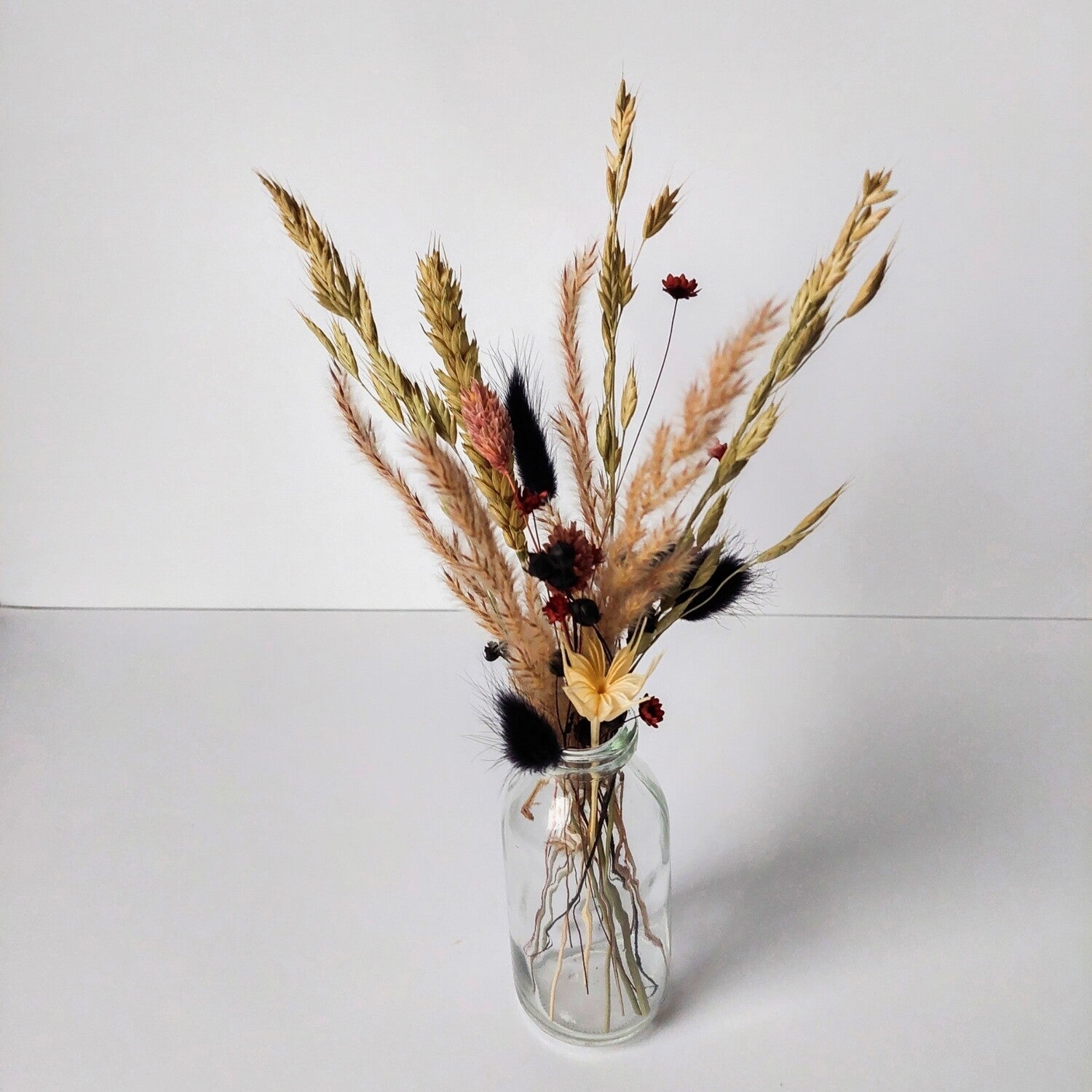 Droogboeket met vaasje