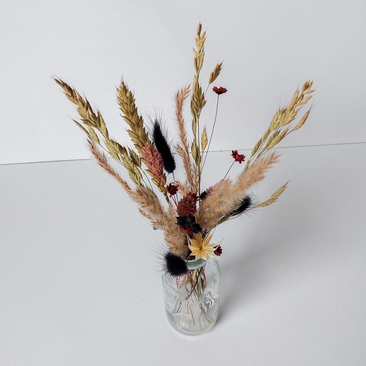 Droogboeket met vaasje